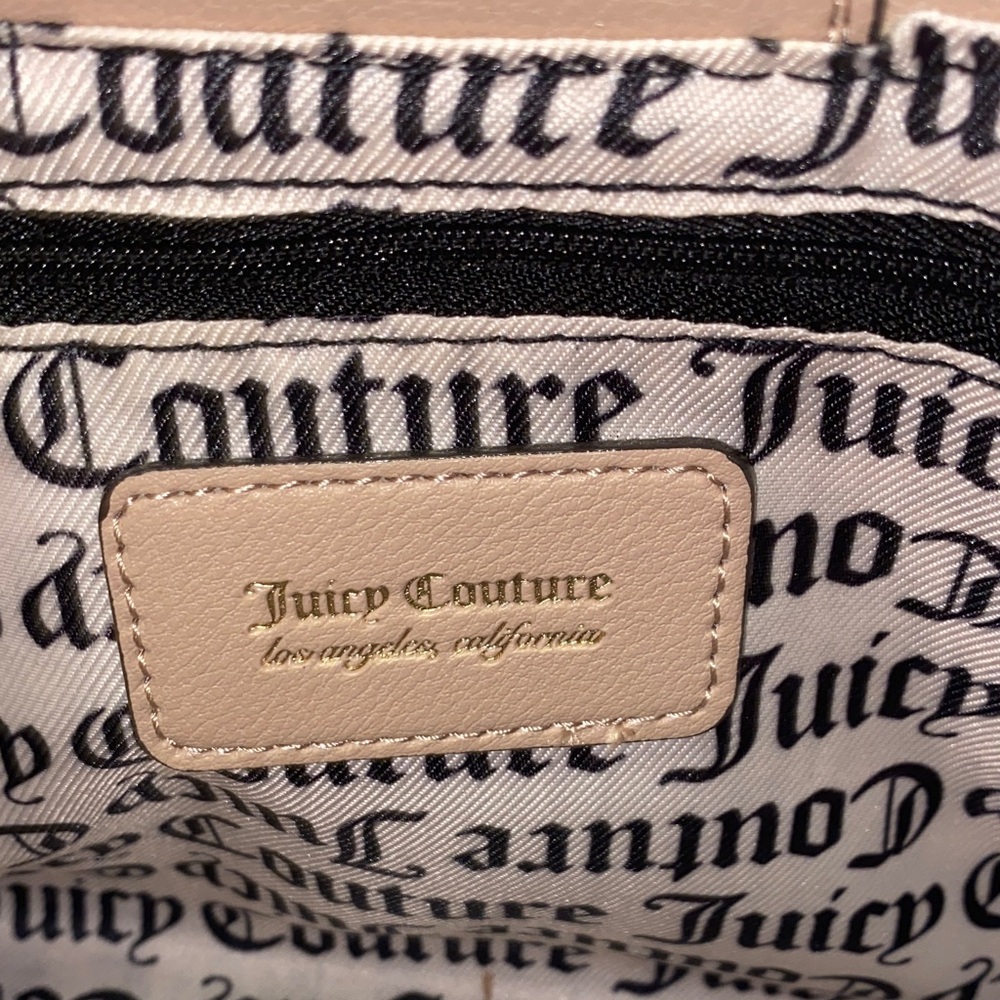 NWT. Juicy Couture Beige Upgrade U Mini Tote - Picture 12 of 15